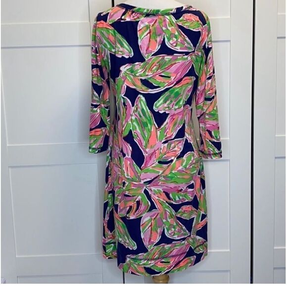Lilly Pulitzer Palmetto Bright Navy In The Vias Dress - Picture 4 of 15